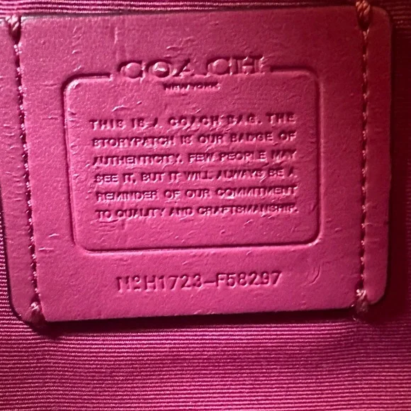 Coach Tan and Pink Crossbody Bag - Picture 3 of 16